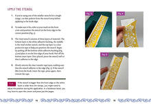 Stenciled Book Edges Kit: Turn Your Favorite Books into Custom Works of Art