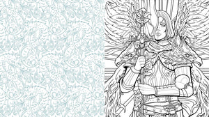 Romantasy Coloring Book: Color Beautiful Fantasy Romance Scenes