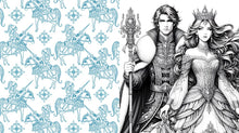 Romantasy Coloring Book: Color Beautiful Fantasy Romance Scenes