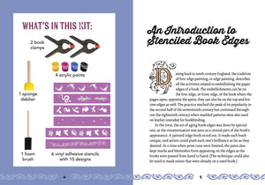 Romantasy Stenciled Book Edges Kit
