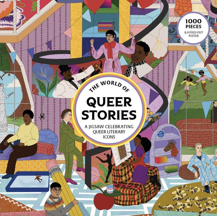 The World of Queer Stories A 1000-piece Jjigsaw : Celebrating LGBTQ+ literary icons
