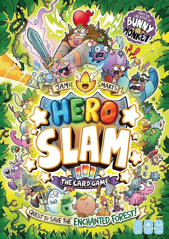 Jamie Smart's Hero Slam: The Brand New Card Game from the No 1 Bestselling Creator of Bunny Vs Monkey cover image