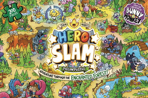 Jamie Smart's Hero Slam 200 Piece Jigsaw Puzzle by Smart