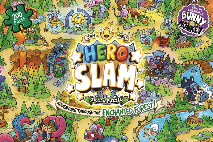 Jamie Smart's Hero Slam 200 Piece Jigsaw Puzzle by Smart