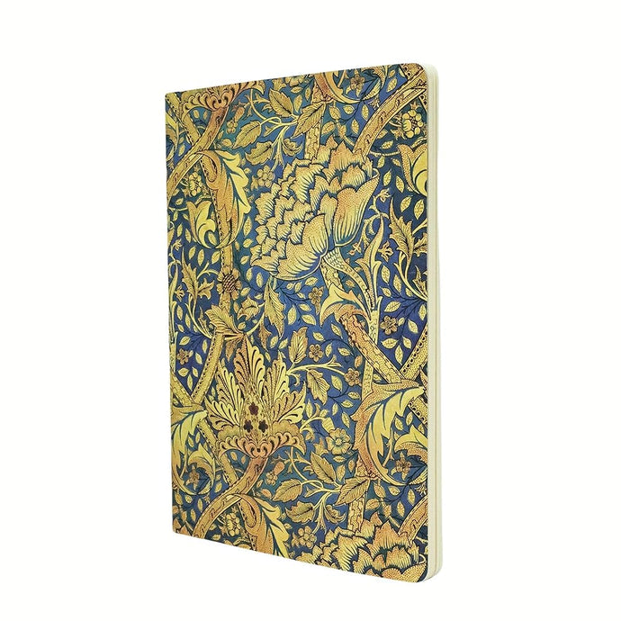 Morris Windrush A4 Dot Grid Softcover Cahier, 80pg, 100GSM by Paperblanks (William Morris) cover image