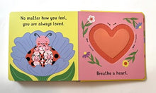 Breathe a Rainbow (An Interactive Board Book): With 8 Calming Textures to Trace with Your Finger (A Breathe-Along Book) By Koon