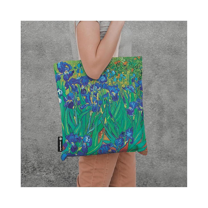 Van Gogh s Irises Canvas Bag cover image