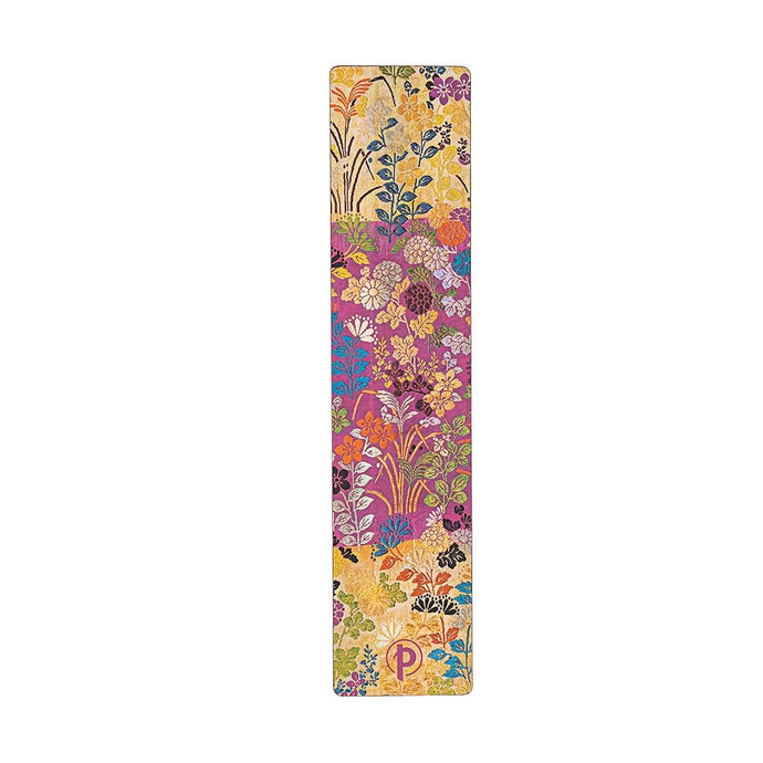 Paperblanks | Kara-ori Pink | Japanese Kimono | Bookmark cover image