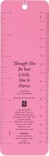 Though She Be but Little, She is Fierce Beaded Bookmark