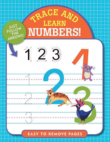 Trace and Learn Numbers! (Number Tracing) (Trace & Learn) cover image