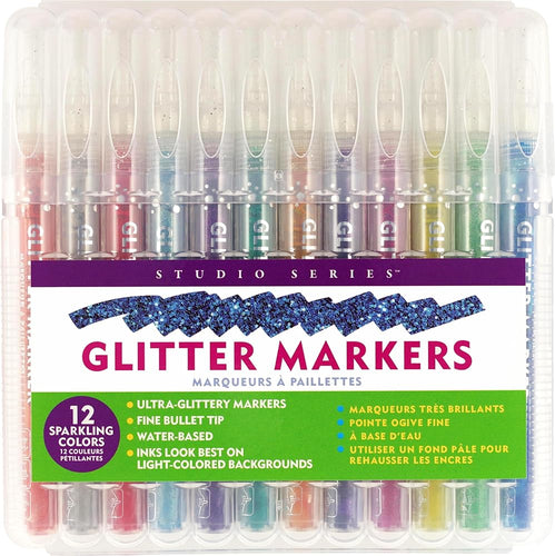Studio Series Glitter Marker Set (12-piece set) cover image