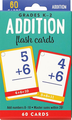 Addition Flash Cards (60 cards, Grades K-2) cover image