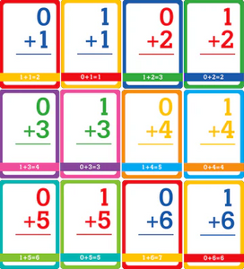Addition Flash Cards (60 cards, Grades K-2)