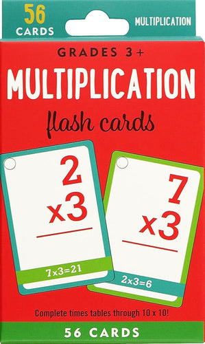 Multiplication Flash Cards (56 cards, Grades 3 and up) cover image