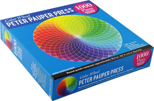 Color Wheel 1000 Piece Round Jigsaw Puzzle