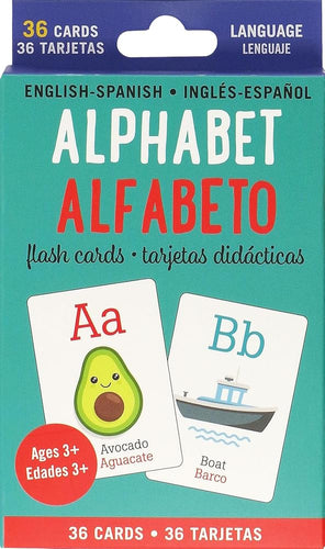 Bilingual Flash Cards - The Alphabet (English and Spanish Edition) cover image