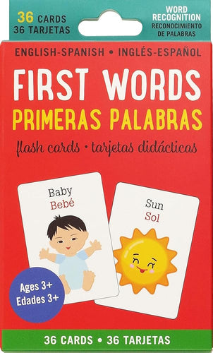 Bilingual Flash Cards - First Words (English and Spanish Edition) cover image