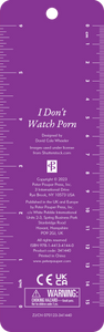 I Don't Watch Porn Beaded Bookmark