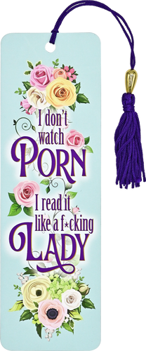 I Don't Watch Porn Beaded Bookmark