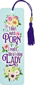 I Don't Watch Porn Beaded Bookmark