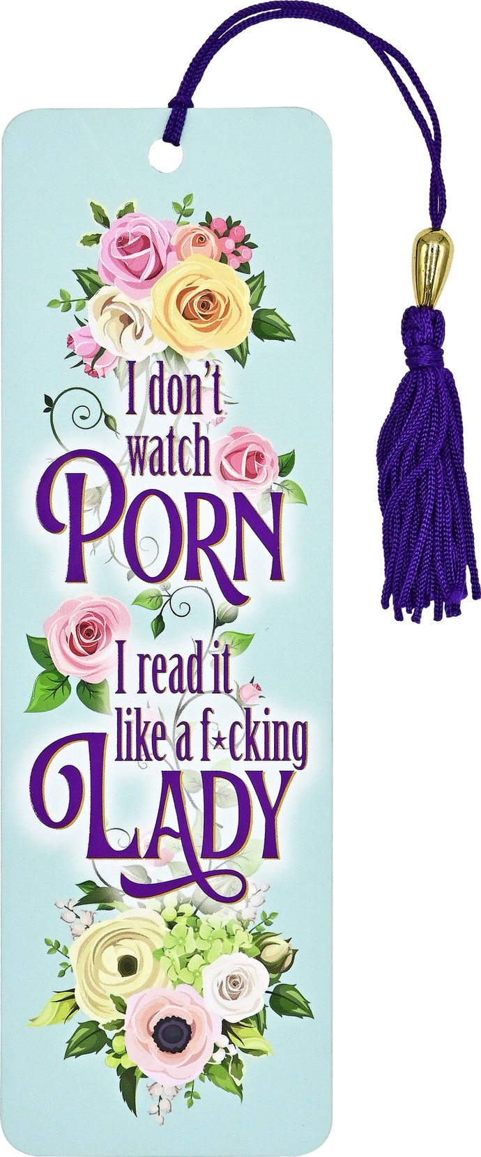I Don't Watch Porn Beaded Bookmark