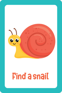 Nature Seek and Find Scavenger Hunt Cards