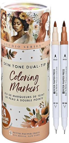 Studio Series Skin Tone Dual-tip Markers - 24 colors cover image