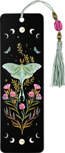 Luna Moth Beaded Bookmark