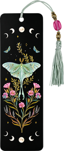 Luna Moth Beaded Bookmark