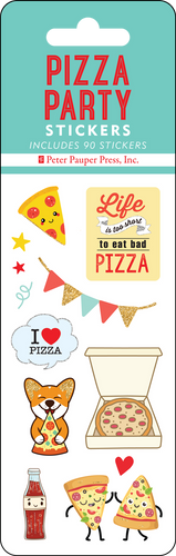 Pizza Party Stickers