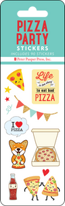Pizza Party Stickers