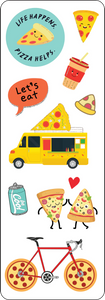 Pizza Party Stickers