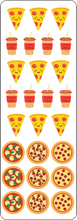 Pizza Party Stickers