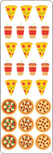 Pizza Party Stickers