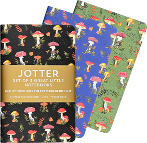 Jotter Mini Notebook Sets: Mushroom
