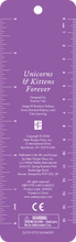 Unicorn & Kittens Forever Beaded Bookmark