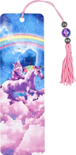 Unicorn & Kittens Forever Beaded Bookmark