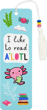 Axolotl Beaded Bookmark