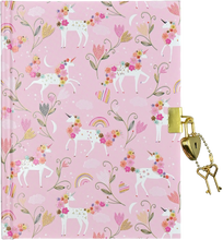 Unicorn Blooms Locking Journal