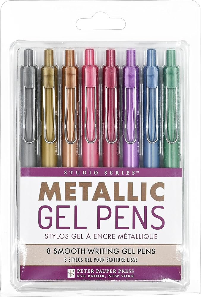 Studio Series Metallic Gel Pens (Set of 8) cover image