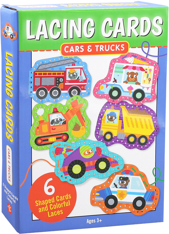 Cars & Trucks Lacing Cards