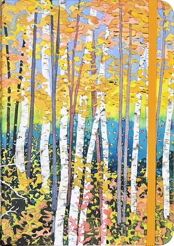 Aspen Forest Journal (Deluxe binding with gold gilded pages) cover image