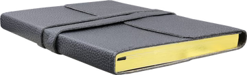 Black Leather Wrap Journal