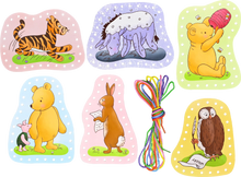 Winnie-the-Pooh Lacing Cards