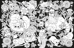 A Million Kittens: Adorable Felines to Color (A Million Creatures to Color)