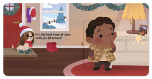 A Merry Little Mystery: An Interactive Christmas Board Book with Flaps and Mirror! (Peek, Seek, & Solve) by Sutton