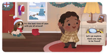 A Merry Little Mystery: An Interactive Christmas Board Book with Flaps and Mirror! (Peek, Seek, & Solve) by Sutton