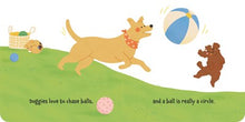 Doggies: A Book of Shapes: Learn Shapes with Adorable Dogs―A First Shapes Board Book for Babies and Toddlers, duopress labs By Emelyanova