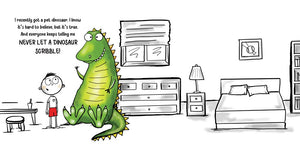 Never Let a Dinosaur Scribble: A Magical Picture Book for Creative Kids!, by Alber
