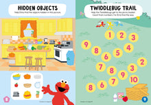 Sesame Street: Sunny Days Puffy Sticker and Activity Book (a Sesame Street Elmo and Friends Sticker Coloring and Activity Book for Kids), Buzzpop